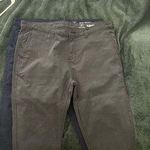 Men’s khaki pants (2:1 deal). Men’s XL